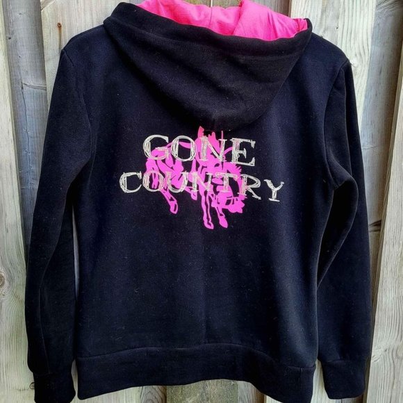 Ladies' "Gone Country" Zip-Up Hoodie (Size Small) - Picture 2 of 4